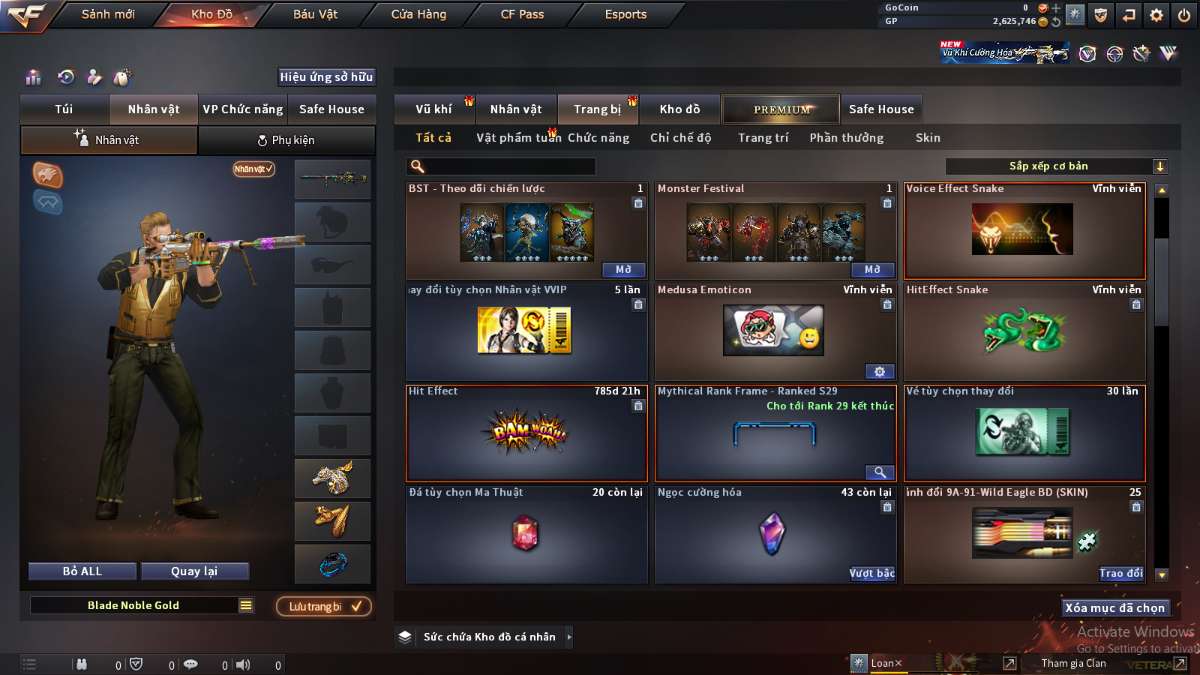 shop acc cf uy tin gia re